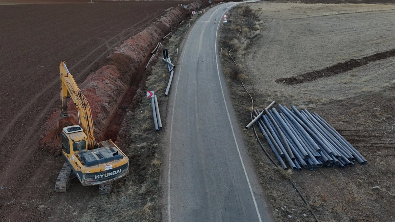 Konya Sarayönü&#039;nün su altyapısı yenileniyor