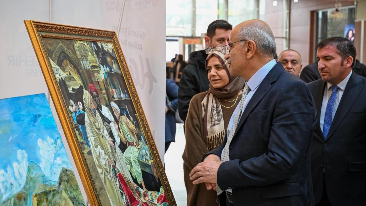 Malatya'da 'Hasat' sergisi sanatseverlerle buluştu