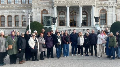 Maltepeliler, Dolmabahçe Sarayı'nı ziyaret etti