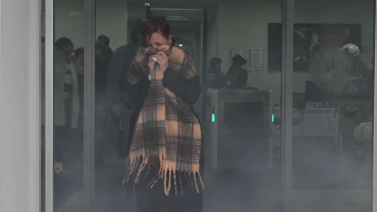 Manisa’da MASKİ personeli acil durum tatbikatında