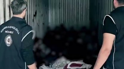 Mersin Limanı'nda konteynerde 44 düzensiz göçmen yakalandı