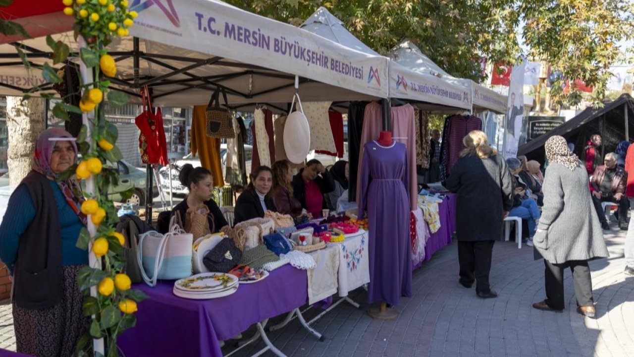 Mersin’de Yerli Malı Haftası kadın emeğiyle hayat buldu