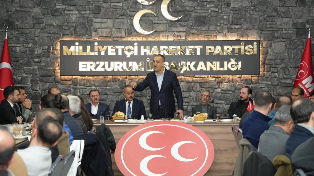 MHP Erzurum'dan sendikalara güçlü mesaj