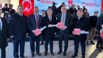 Milas'a TBB'den paletli ekskavatör hibe