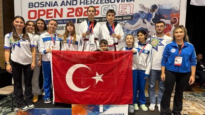 Muğlalı tekvandocular Bosna Hersek’te madalyaları topladı