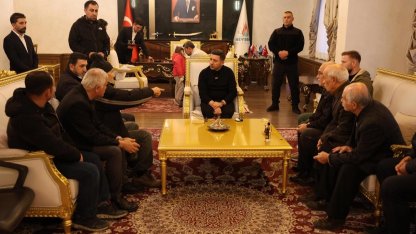 Nevşehirliler makamında Başkan Arı'yla buluştu