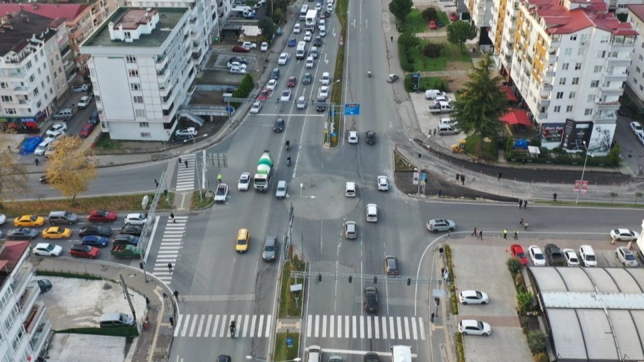 Ordu Büyükşehir’den Sivas Kavşağı’na yeni düzenleme