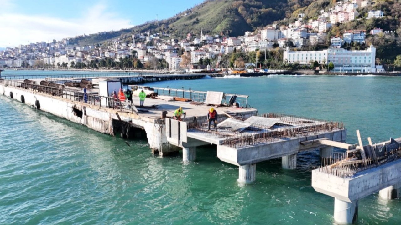 Ordu'da Altınordu rıhtımı yeniden canlanıyor