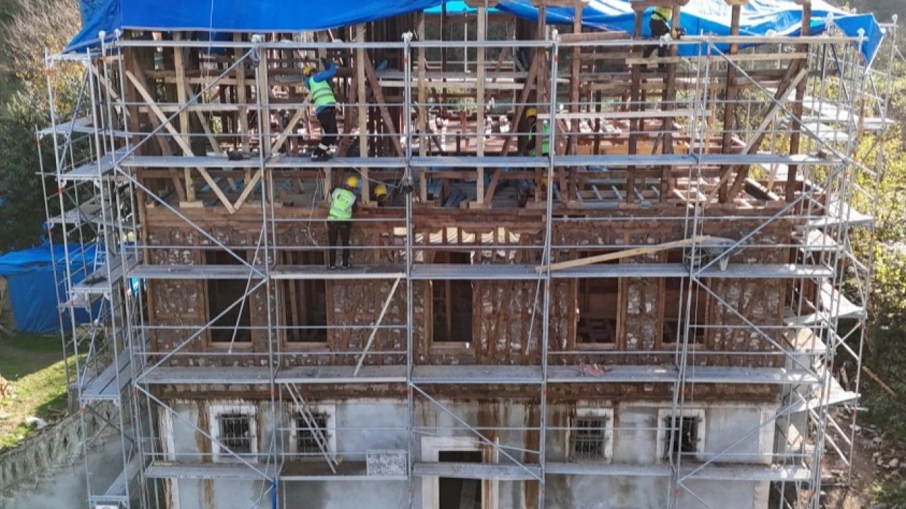 Ordu’da Çamaş Cevat Bey Konağı restorasyonla hayat buluyor