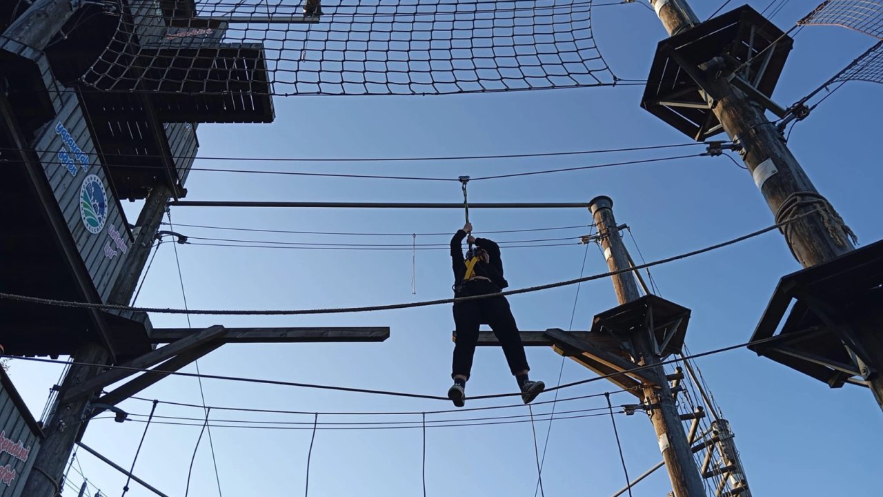 Sakarya Macera Parkı'nda adrenali ve eğlence bir arada