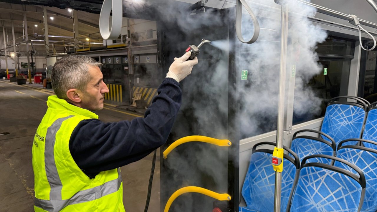 Sakarya'da toplu taşımada hijyen üst seviyede