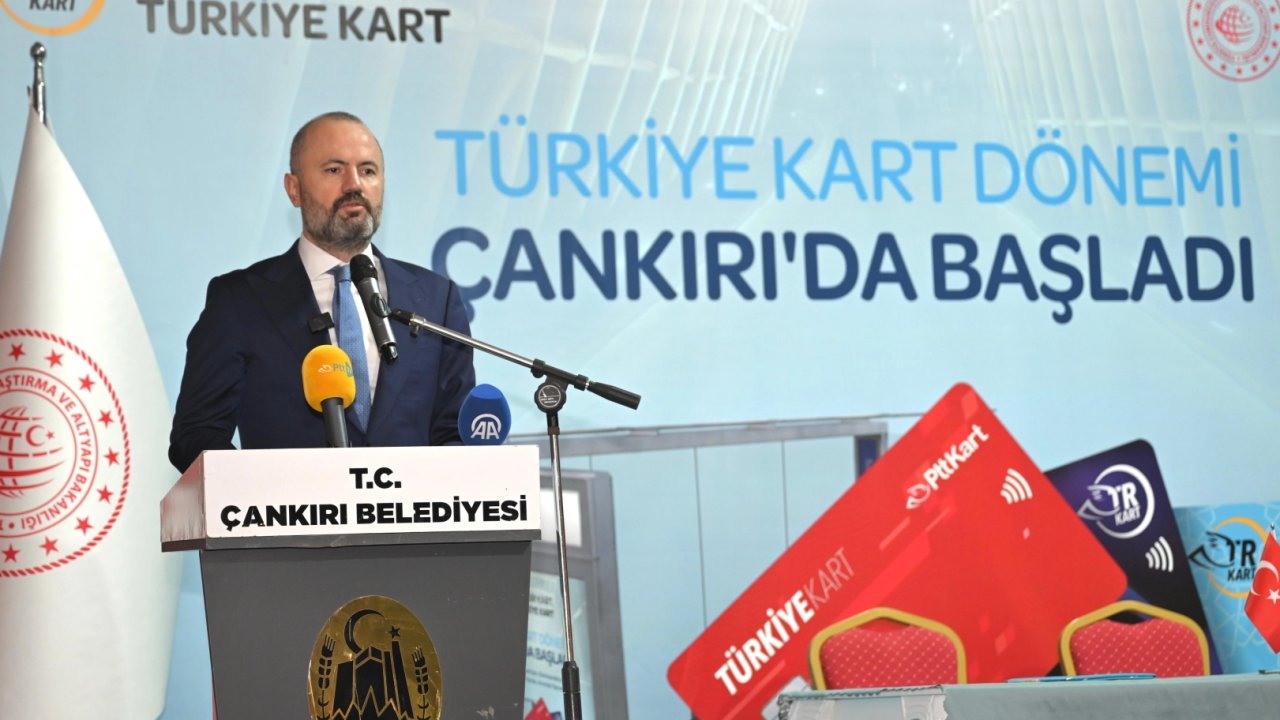 Türkiye Kart projesi Çankırı'da kullanımda... Ulaşımda tek kart dönemi başladı
