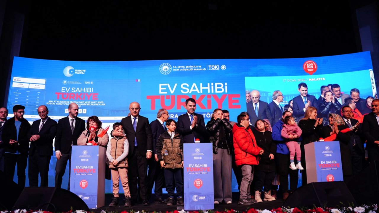 10 bin konut için kuralar çekildi