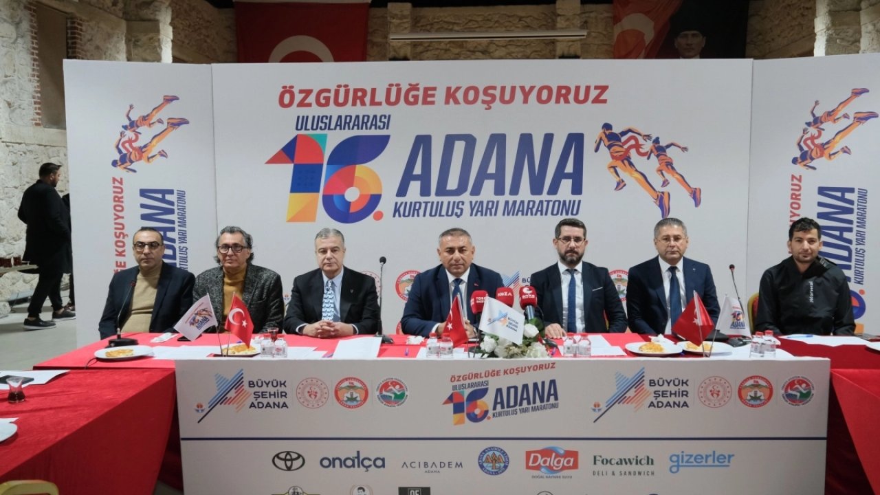 16. Uluslararası Adana Kurtuluş Yarı Maratonu yarın koşulacak