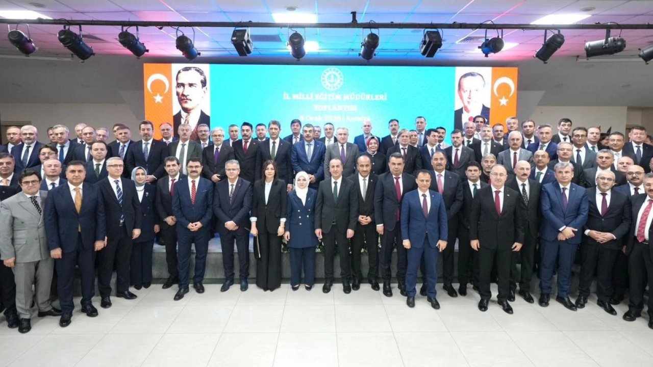 81 ilin Milli Eğitim Müdürleri Antalya'da buluştu