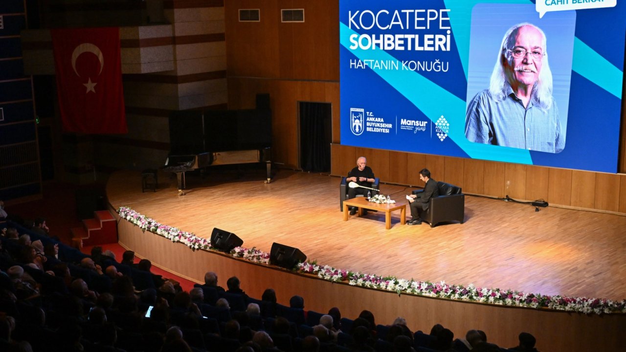 Ankara'da Kocatepe Sohbetleri’nin konuğu Cahit Berkay oldu