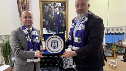 Artvin Hopaspor'dan Kaymakam Arslantürk’e ziyaret