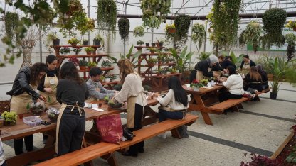 Bahçem Çayırova’da teraryum atölyesi