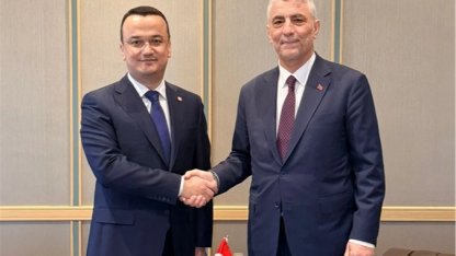 Bakan Bolat Özbekistanlı mevkidaşını ağırladı