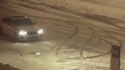 Bolu’da drift yapan sürücülere Jandarma müdahalesi