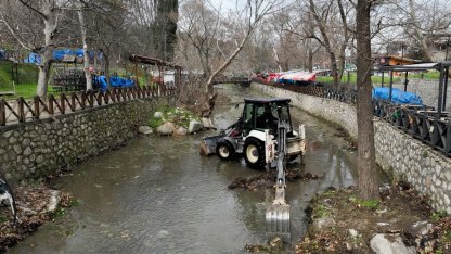 Bursa Büyükşehir'den Misi'de dere ve çevre temizliği