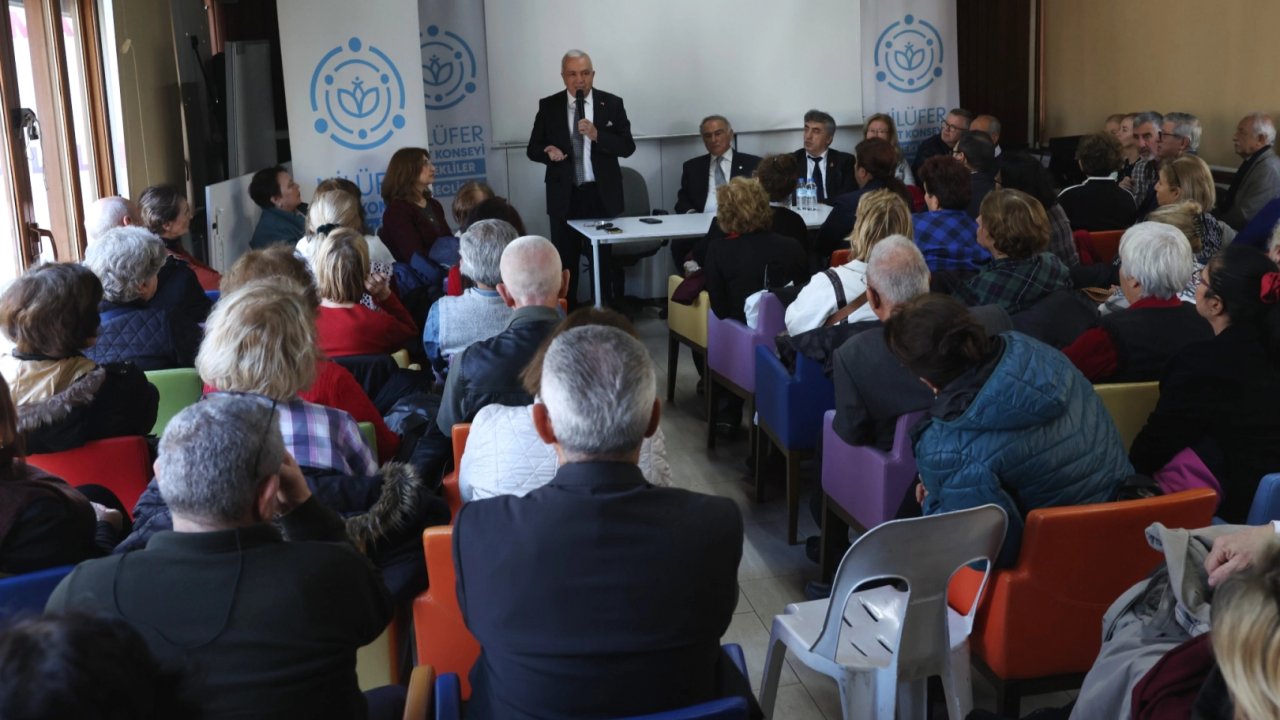 Bursa Nilüfer'de Başkan Özdemir emeklilerle buluştu