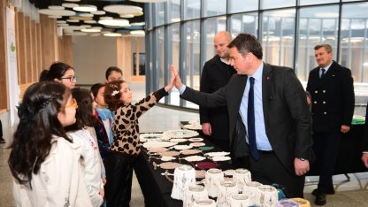 Bursa Osmangazi'de 'Yetenek Evleri'nin emekleri sanatla taçlandı