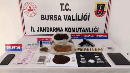 Bursa Yıldırım’da 1 kilogram sentetik madde ele geçirildi