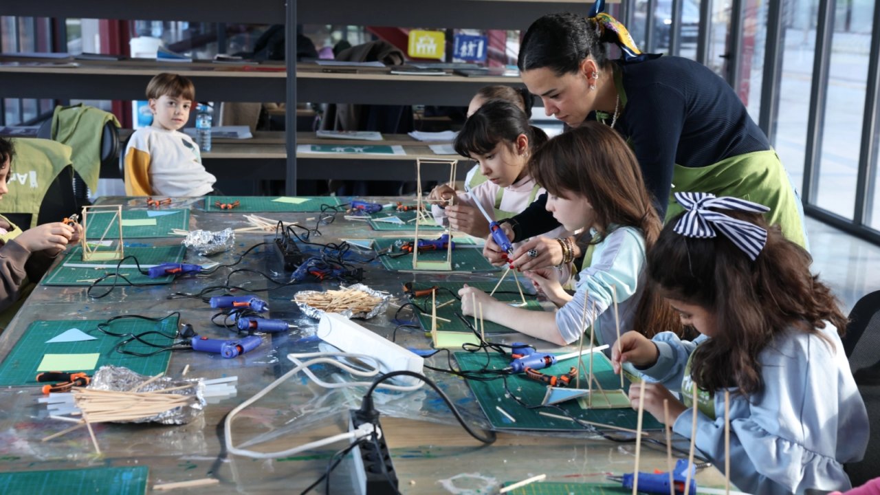 Bursa'da Nilüferli çocukların tatili dolu dolu geçiyor