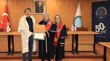 BUÜ’de profesörlük belgeleri törenle takdim edildi