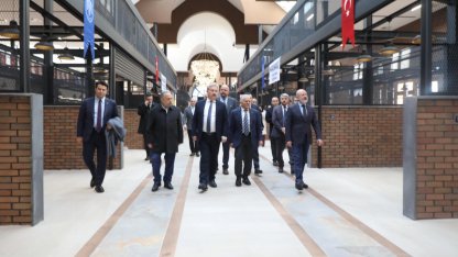 Çarşı Melikgazi'ye başkanlardan ziyaret