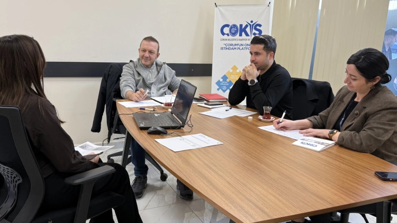 Çorum’da Eğitim ve Meslek Edindirme mülakatları başladı