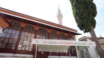 Denizli'de cami avlularına nefes aldıran hizmet