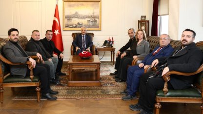 Düzce Gazeteciler Cemiyeti'nden Vali Makas’a ziyaret