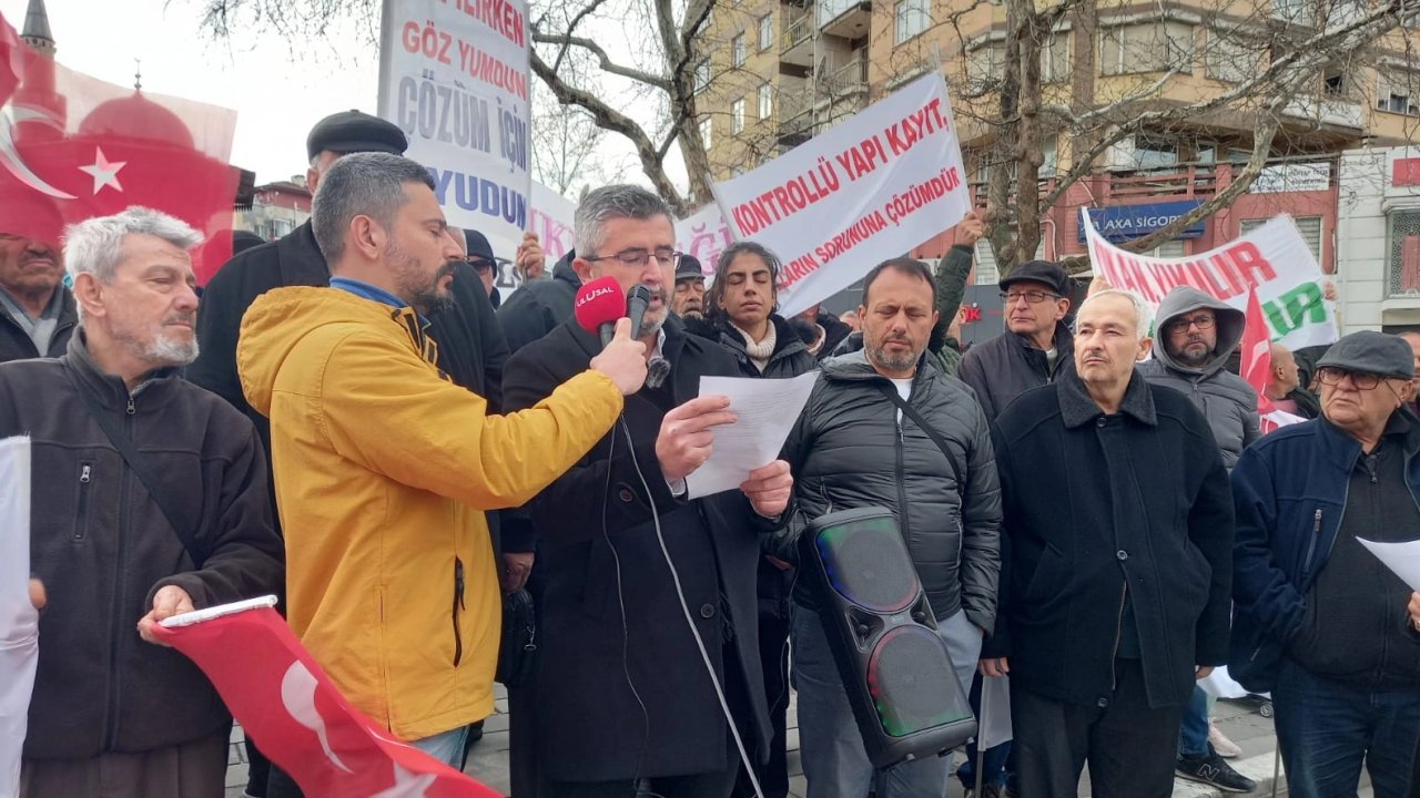 İmar Yasasına Takılanlar Derneği'nden Bursa'da yıkım tepkisi: Yıkım çözüm değil