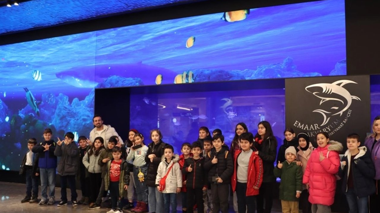 İstanbul'da Maltepeli çocuklar su altı dünyasını keşfetti