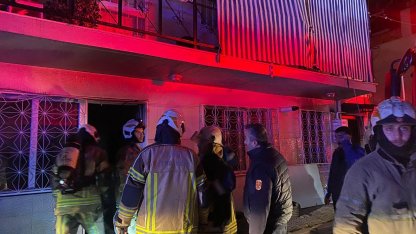 İzmir Buca'da ev yangını: 1 ölü!