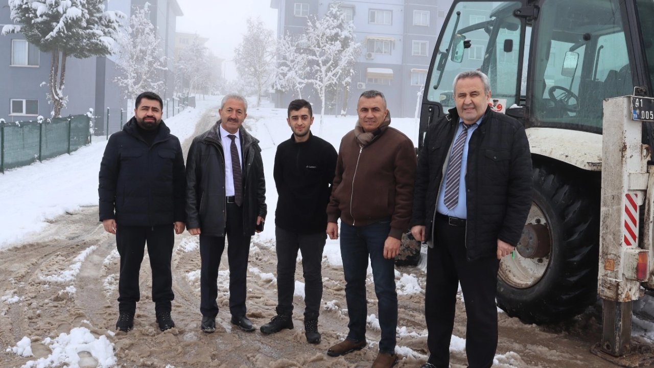 İzmit'ten muhtarlara kış çalışmaları ziyareti