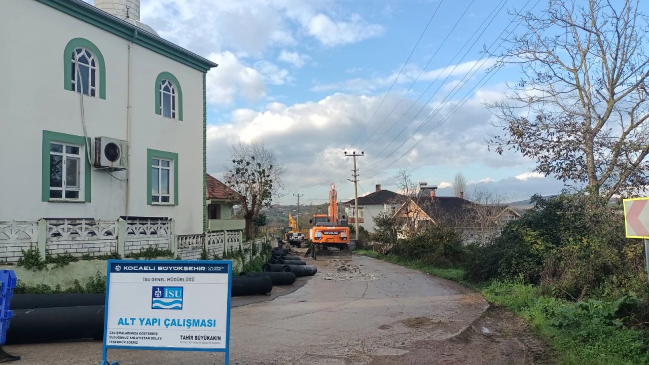 Kandıra'nın altyapı İSU ile geleceğe hazırlanıyor