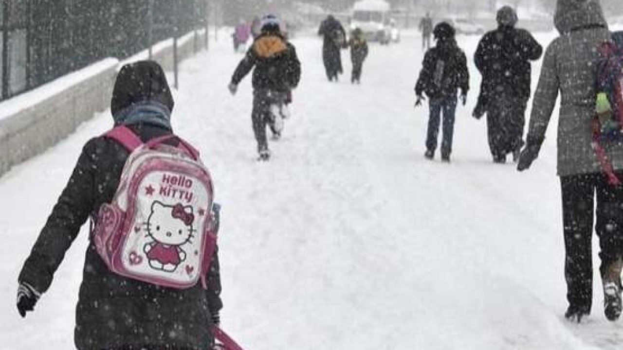Kar tatili bir çok ile yayılıyor! 22 ilde eğitime kar molası