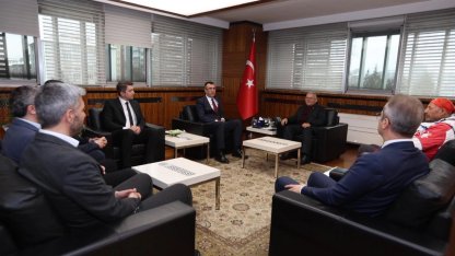 Kayseri Büyükşehir Dağcılık Federasyonu'nu ağırladı