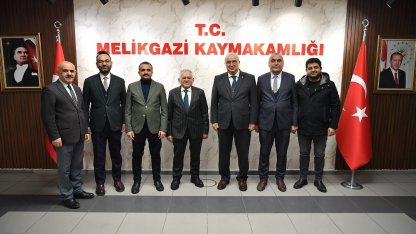 Kayseri Büyükşehir'den kaymakamlara ziyaret