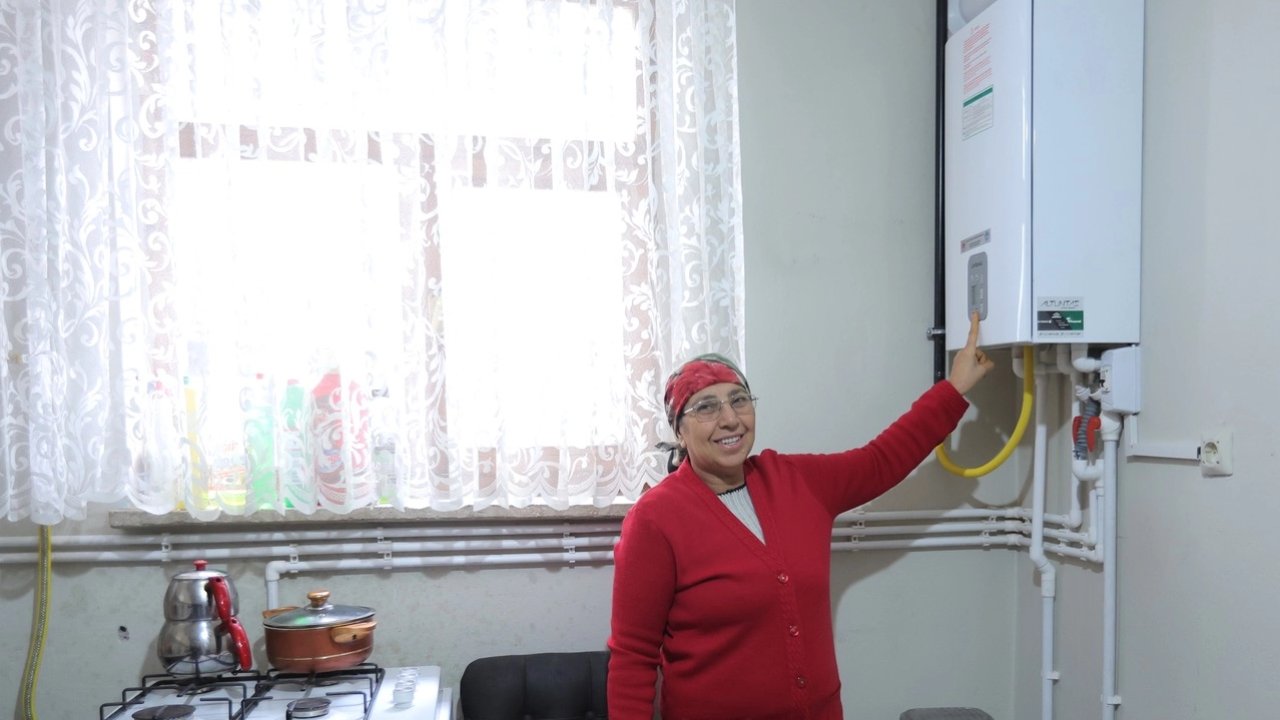 Kayseri Büyükşehir'in 'kombi kampanyası' 4 bin haneyi ısıtıyor