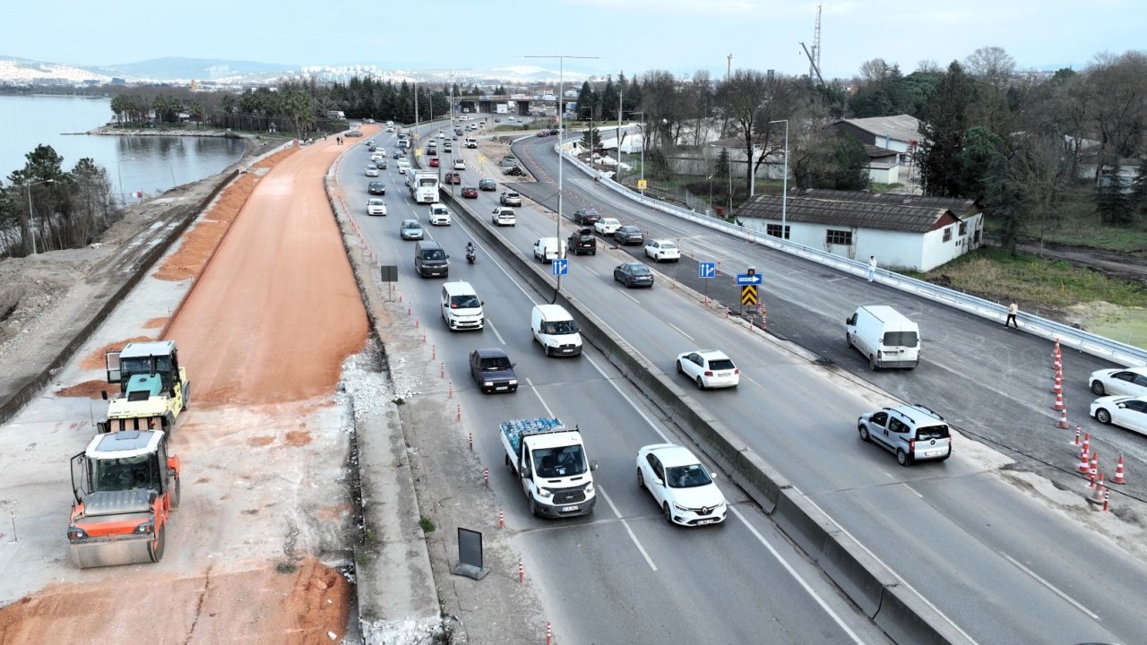 Kocaeli'de Başiskele Koridor Projesi'nde ilk bağlantı trafiğe açıldı