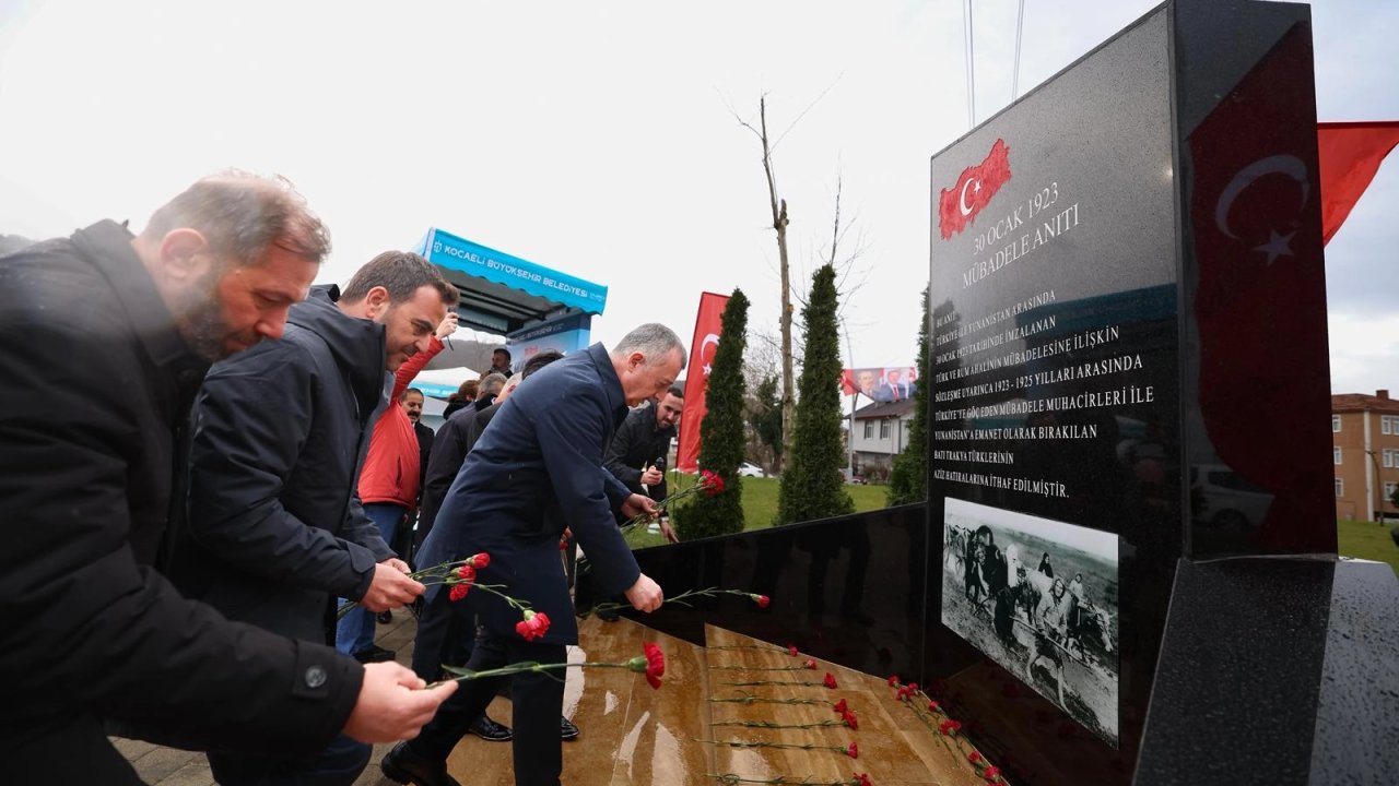 Kocaeli’de Mübadele Anıtı Başiskele’de açıldı