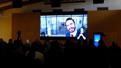 Konya'da görme engellilere sesli betimlemeli film etkinliği