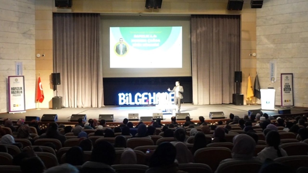 Konya'da hafızlık sürecine eğitim desteği