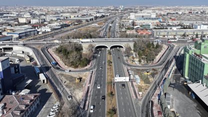 Konya'da Marangozlar Kavşağı faaliyette