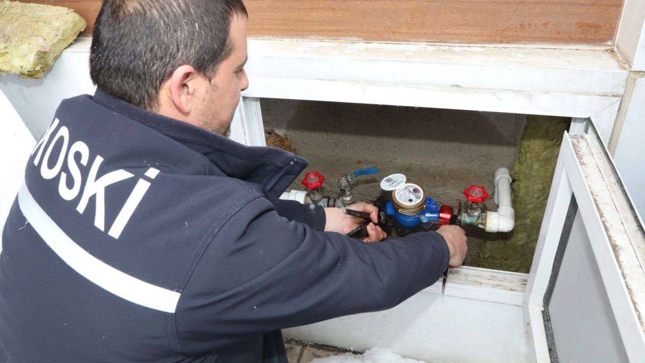 KOSKİ’den su sayaçları için don uyarısı!