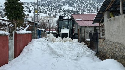 Malatya Doğanşehir’de kar seferberliği